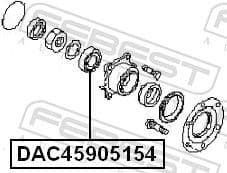 Wheel Bearing DAC45905154 - image 2