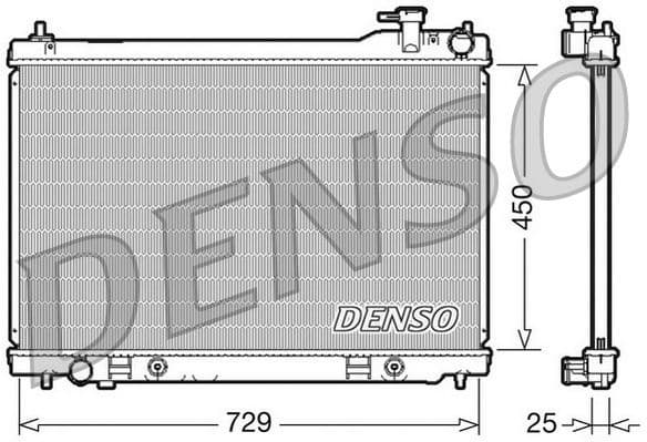 Radiator, engine cooling DRM46100