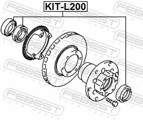 Wheel Bearing Kit KIT-L200 - image 2