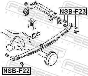 Bushing, leaf spring NSB-F22 - image 2