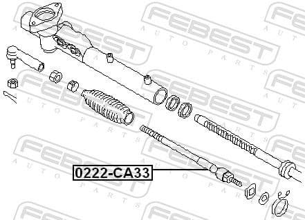 Inner Tie Rod 0222-CA33 - image 2