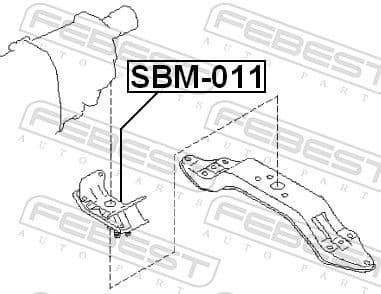 Mounting, engine SBM-011 - image 2
