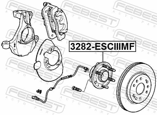 Wheel Hub 3282-ESCIIIMF - image 2