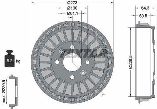 Brake Drum 94046100