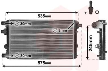 Radiator, engine cooling *** IR PLUS *** 17002239