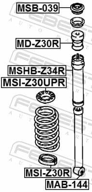 Rubber Buffer, suspension MD-Z30R - image 2