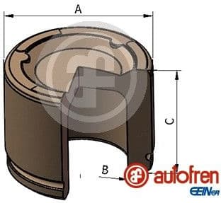 Piston, brake caliper D025466