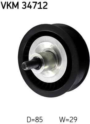 Deflection/Guide Pulley, V-ribbed belt VKM 34712 - image 4