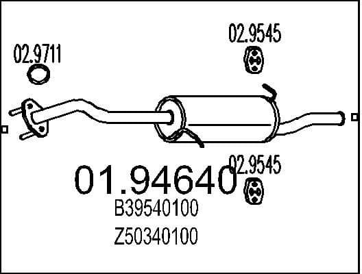 Rear Muffler 01.94640