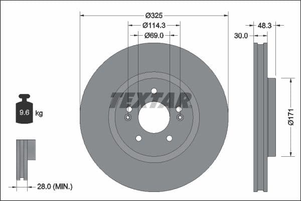 Brake Disc PRO 92337103