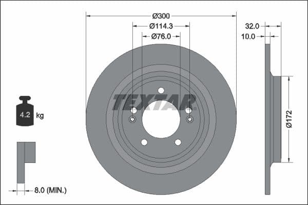 Brake Disc PRO 92337203