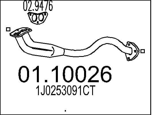 Exhaust Pipe 01.10026