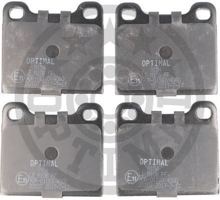 Brake Pad Set, disc brake BP-09154