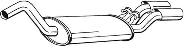Rear Muffler 105-127