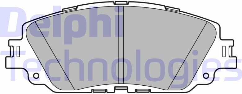 Brake Pad Set, disc brake LP3596