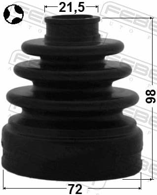 Bellow, drive shaft 1215-SOLT - image 2