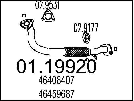 Exhaust Pipe 01.19920