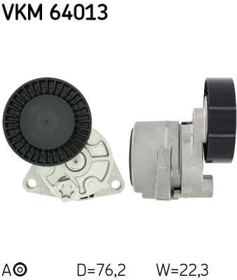 Belt Tensioner, V-ribbed belt VKM 64013 - image 2