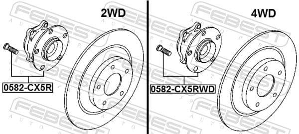 Wheel Hub 0582-CX5RWD - image 2