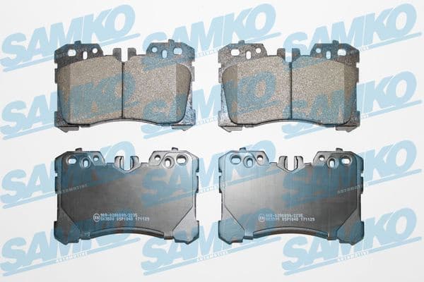 Brake Pad Set, disc brake 5SP1848
