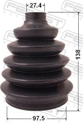 Bellow, drive shaft 0217P-R51 - image 2