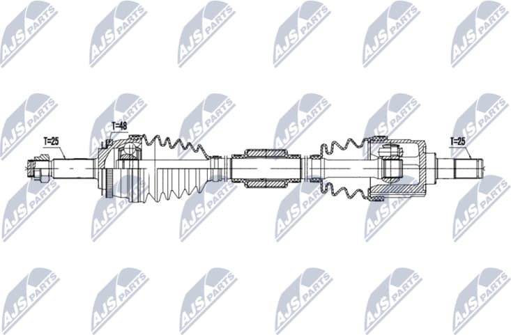 Drive Shaft NPW-KA-382 - image 2