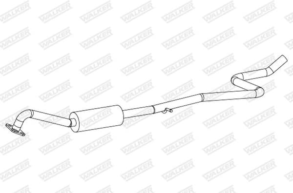 Centre Muffler 24288