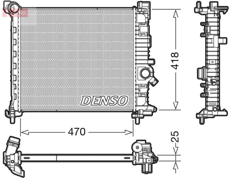 Radiator, engine cooling DRM20114