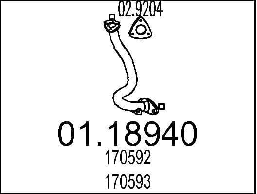 Exhaust Pipe 01.18940