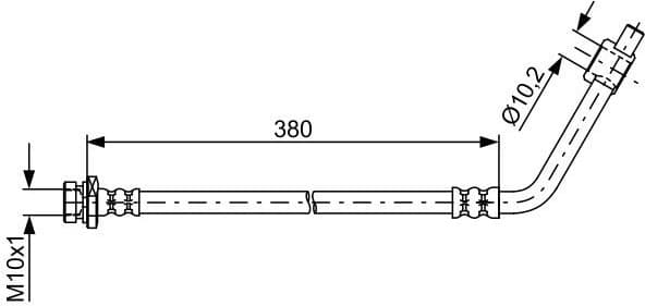 Brake Hose 1 987 481 835 - image 5