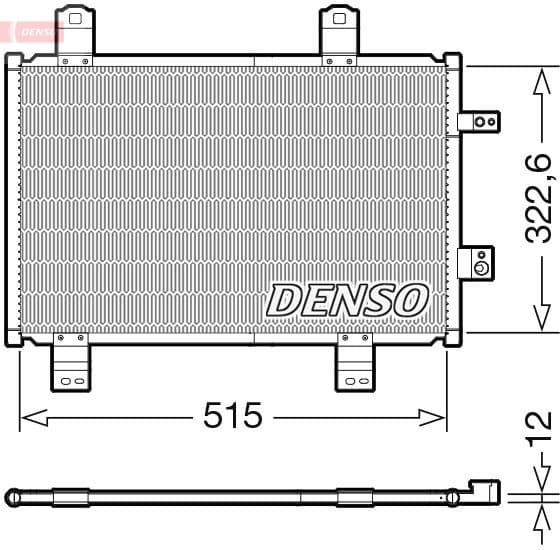 Condenser, air conditioning DCN44018