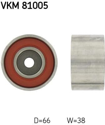 Deflection Pulley/Guide Pulley, timing belt VKM 81005 - image 2