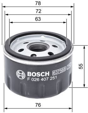 Oil Filter F 026 407 251 - image 5