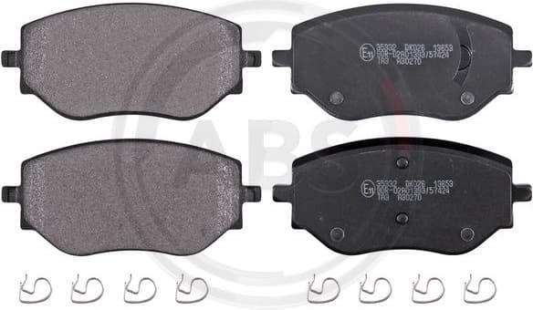 Brake Pad Set, disc brake 35332
