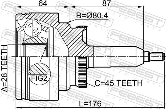 Joint Kit, drive shaft 2110-EXP - image 2