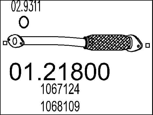 Exhaust Pipe 01.21800