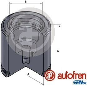 Piston, brake caliper D025727