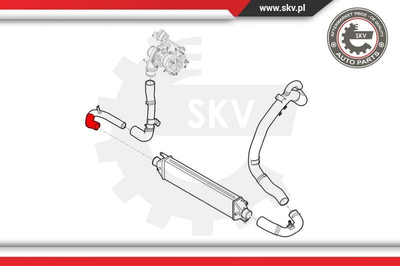 Charge Air Hose 24SKV582 - image 4
