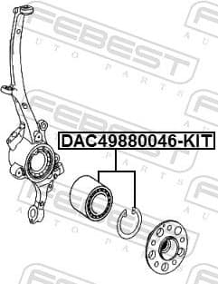 Wheel Bearing Kit DAC49880046-KIT - image 2