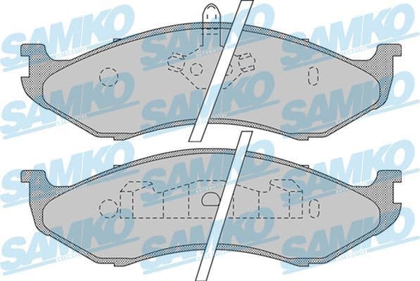 Brake Pad Set, disc brake 5SP896