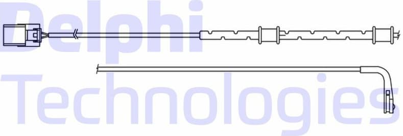Warning Contact, brake pad wear LZ0303