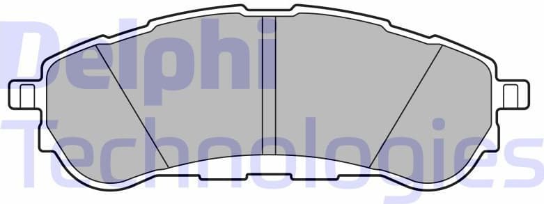 Brake Pad Set, disc brake LP3707