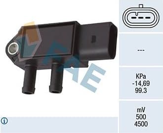 Sensor, exhaust pressure 16143