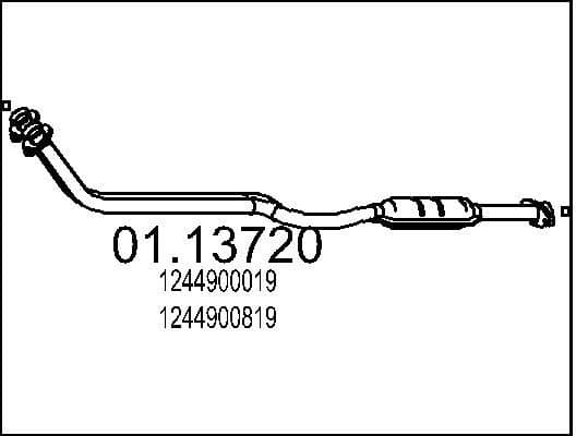 Exhaust Pipe 01.13720