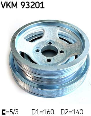 Belt Pulley, crankshaft VKM 93201 - image 2