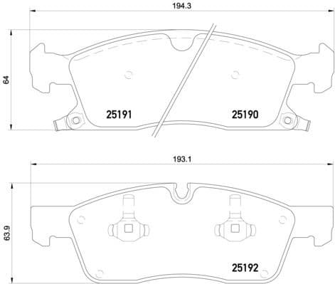 Brake Pad Set, disc brake XTRA LINE P 37 017X