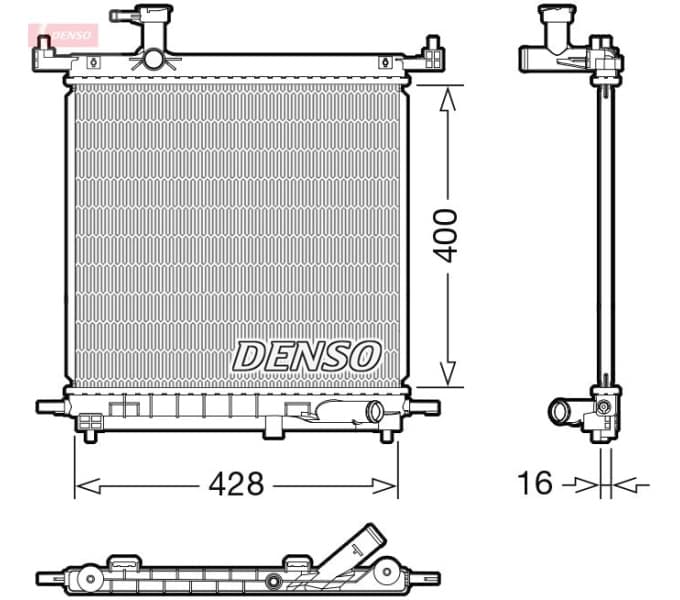 Radiator, engine cooling DRM46072