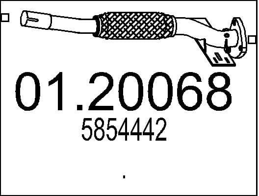 Exhaust Pipe 01.20068