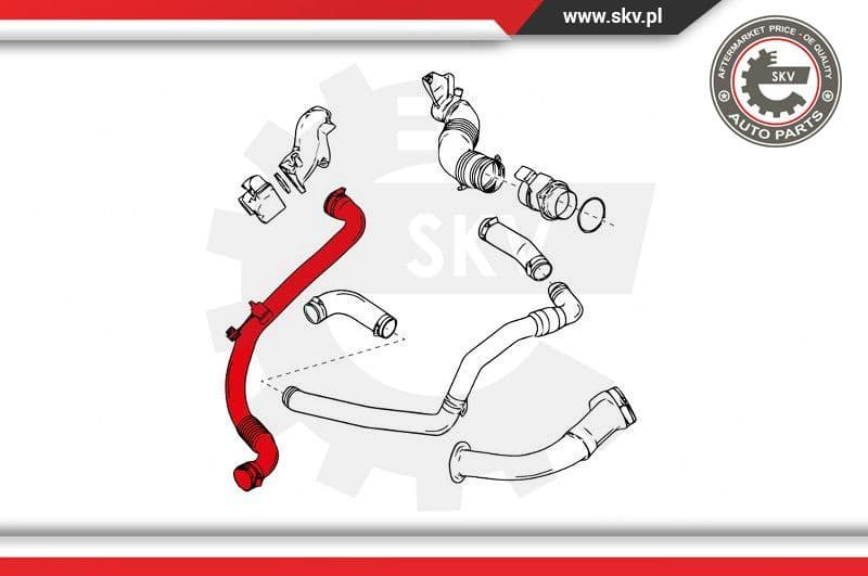 Charge Air Hose 24SKV970 - image 3