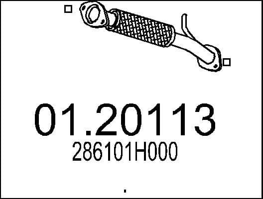 Exhaust Pipe 01.20113